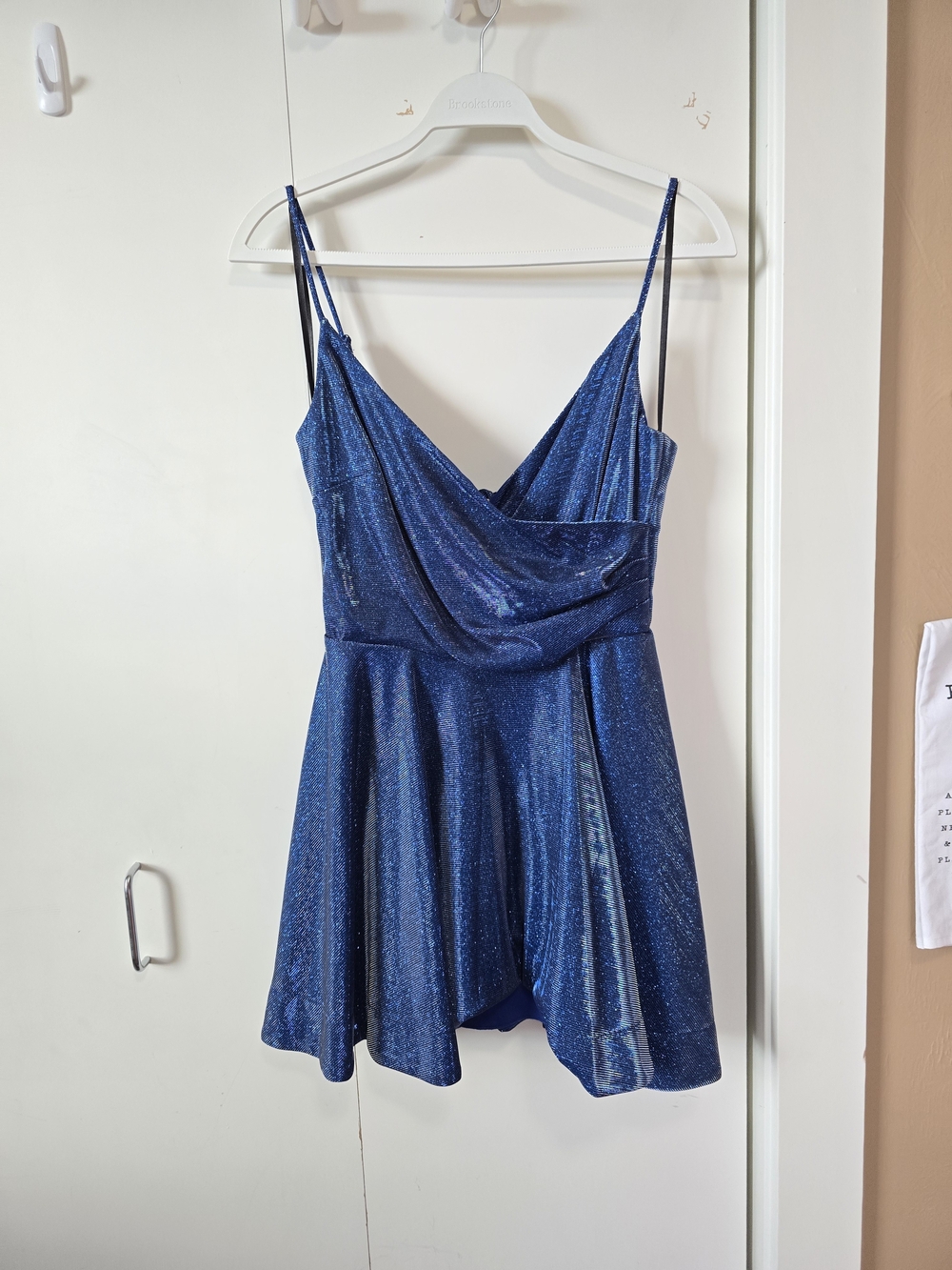 Windsor Blue Sparkle Mini Dress